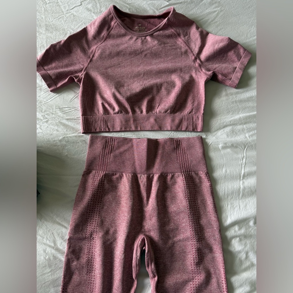 Pink Seamless Activewear Set